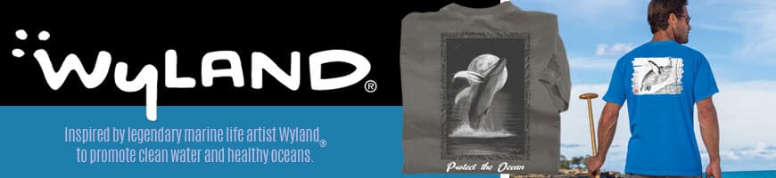 Protect The Ocean' T-Shirt Featuring Wyland's 'Friendly Sea Turtle' (T-Shirt Size: M)