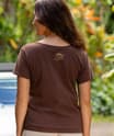 Chocoholic - Chocolate Dyed Short Sleeve Scoop Neck T-Shirt