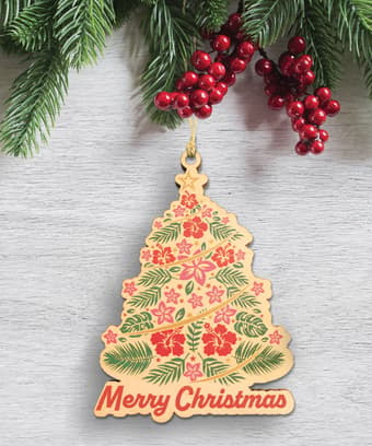 Tropic Christmas Tree - Maplewood Ornament