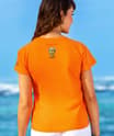 B. Kliban Pool Cat - Apricot Dyed Short Sleeve Crewneck T-Shirt