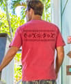 Kokopelli Sol - Paradise Red Dyed Short Sleeve Crewneck T-Shirt