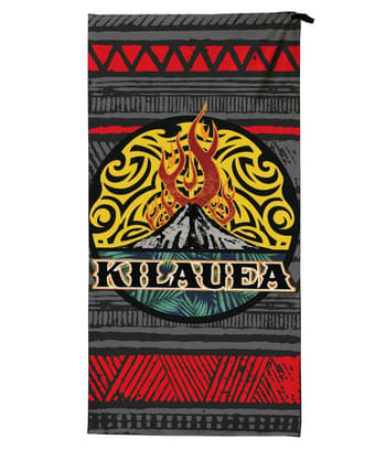Kilauea Flame - Microfiber Beach Towel