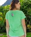 B. Kliban Showgirl Cats - Key Lime Dyed Short Sleeve Crewneck T-Shirt
