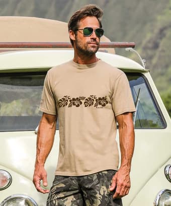 Kalaipu Band - Kona Coffee Dyed Short Sleeve Crewneck T-Shirt