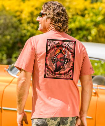 Holy Hot Sauce - Chile Dyed Short Sleeve Crewneck T-Shirt