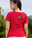 B. Kliban Shave Ice Farmers - Cherry Dyed Short Sleeve Scoop Neck T-Shirt