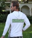 Ferns Band - Natural/Gray Long Sleeve Longboard Hooded Tee