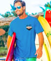 Miso Happy - Blue Hawaii Dyed Short Sleeve Crewneck T-Shirt