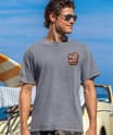 Woody Surf Signs - Crater Dyed« Short Sleeve Crewneck T-Shirt