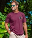 Southwestern Gecko - Wine Dyed Short Sleeve Crewneck T-Shirt