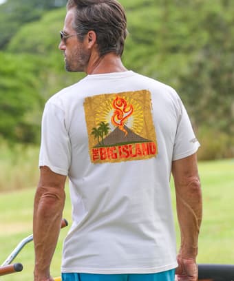 Vintage Volcano - Coconut Dyed Short Sleeve Crewneck T-Shirt