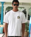 Tribal Island Honu - White Short Sleeve Crewneck T-Shirt