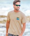 Island Tails - Kona Coffee Dyed Short Sleeve Crewneck T-Shirt