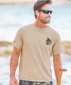 Marlin Of Hawaii - Kona Coffee Dyed Short Sleeve Crewneck T-Shirt