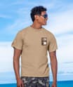 Duke Kahanamoku Father Of Surfing - Kona Coffee Dyed Short Sleeve Crewneck T-Shirt