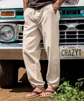Coconut Dyed Canton Pants