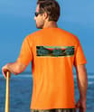 Tribal Tri Honu - Apricot Dyed Short Sleeve Crewneck T-Shirt