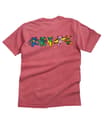 Grateful Dead Hula Bears - Paradise Red Dyed Short Sleeve Crewneck T-Shirt