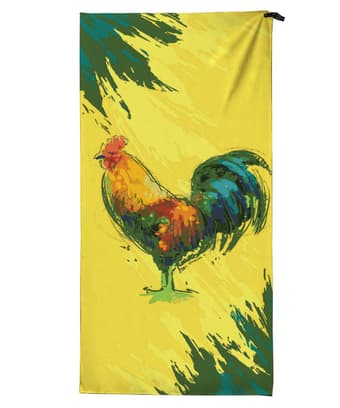 Chicken Scratch - Microfiber Beach Towel
