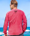 Manta Aumakua - Paradise Red Dyed Long Sleeve Crewneck T-Shirt
