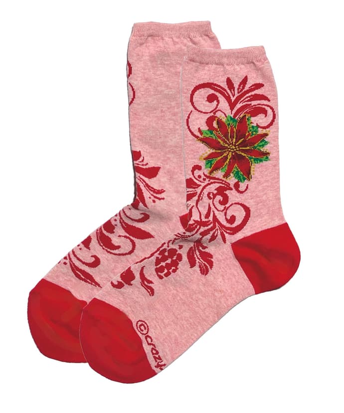 Holiday Band - Graphic Cotton Crew Socks