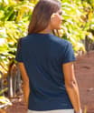 Here Comes The Sun - Navy Short Sleeve Crewneck T-Shirt