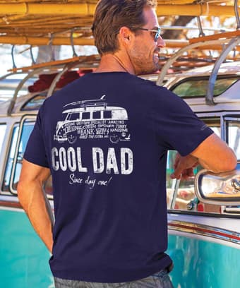 Volkswagen Cool Dad - Indigo Short Sleeve Pima T-Shirt