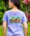 Hawaiian Humane Society Adopt A Dog Pickleball - Lavender Dyed Short Sleeve Scoop Neck T-Shirt