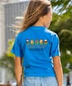 Hawaiian Humane Society Meow Halau - Blue Hawaii Dyed Short Sleeve Crewneck T-Shirt