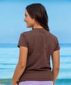 Pineapple Beach Scenic - Chocolate Dyed Short Sleeve Crewneck T-Shirt