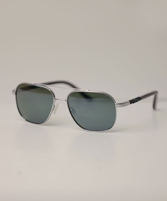Revo Harrison Chrome/Smoky Green - Sunglasses