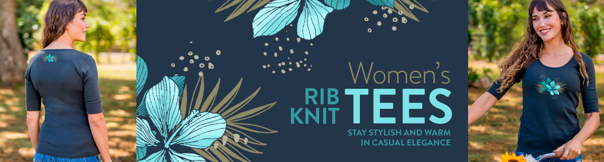 Women's Rib-Knit Tees