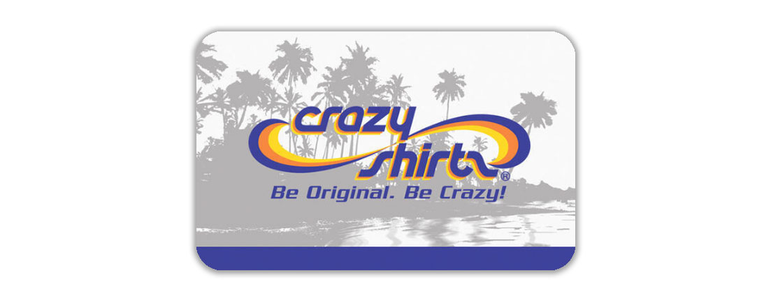 Crazy Shirts Gift Card 