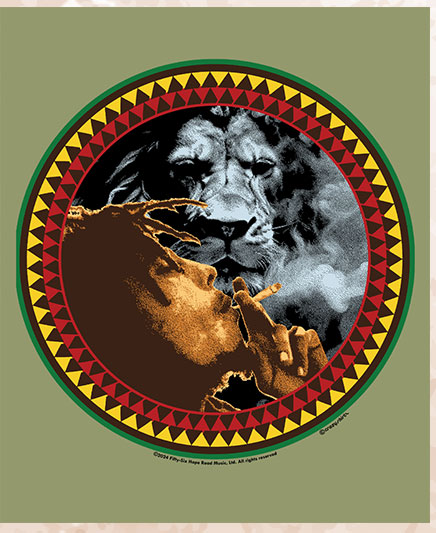 Bob Marley Spliff - Hemp Dyed Long Sleeve Crewneck T-Shirt | Shop Now